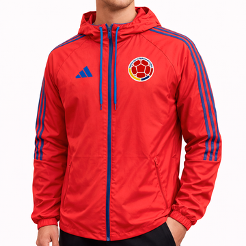LM-005 CHAQUETA COLOMBIA ROJO LINEA AZUL
